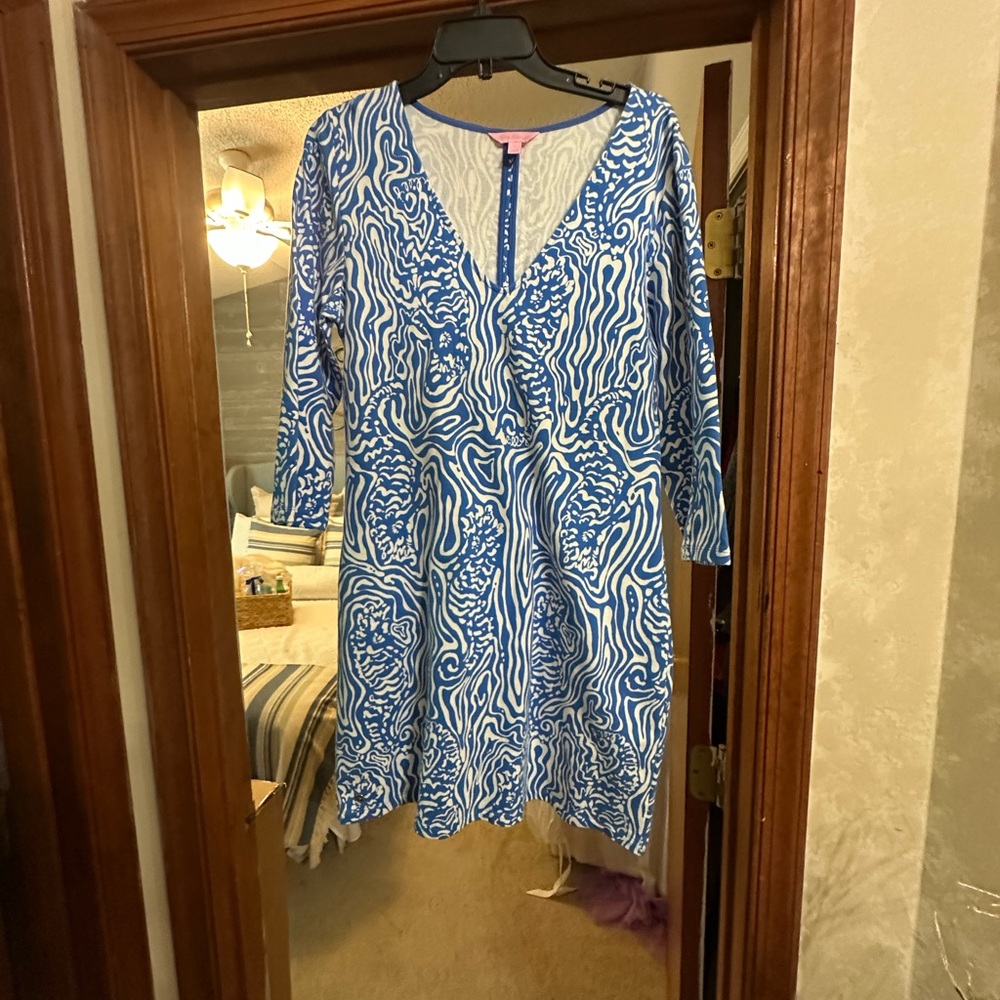 Lilly Pulitzer Solar Blue Clarke Dress